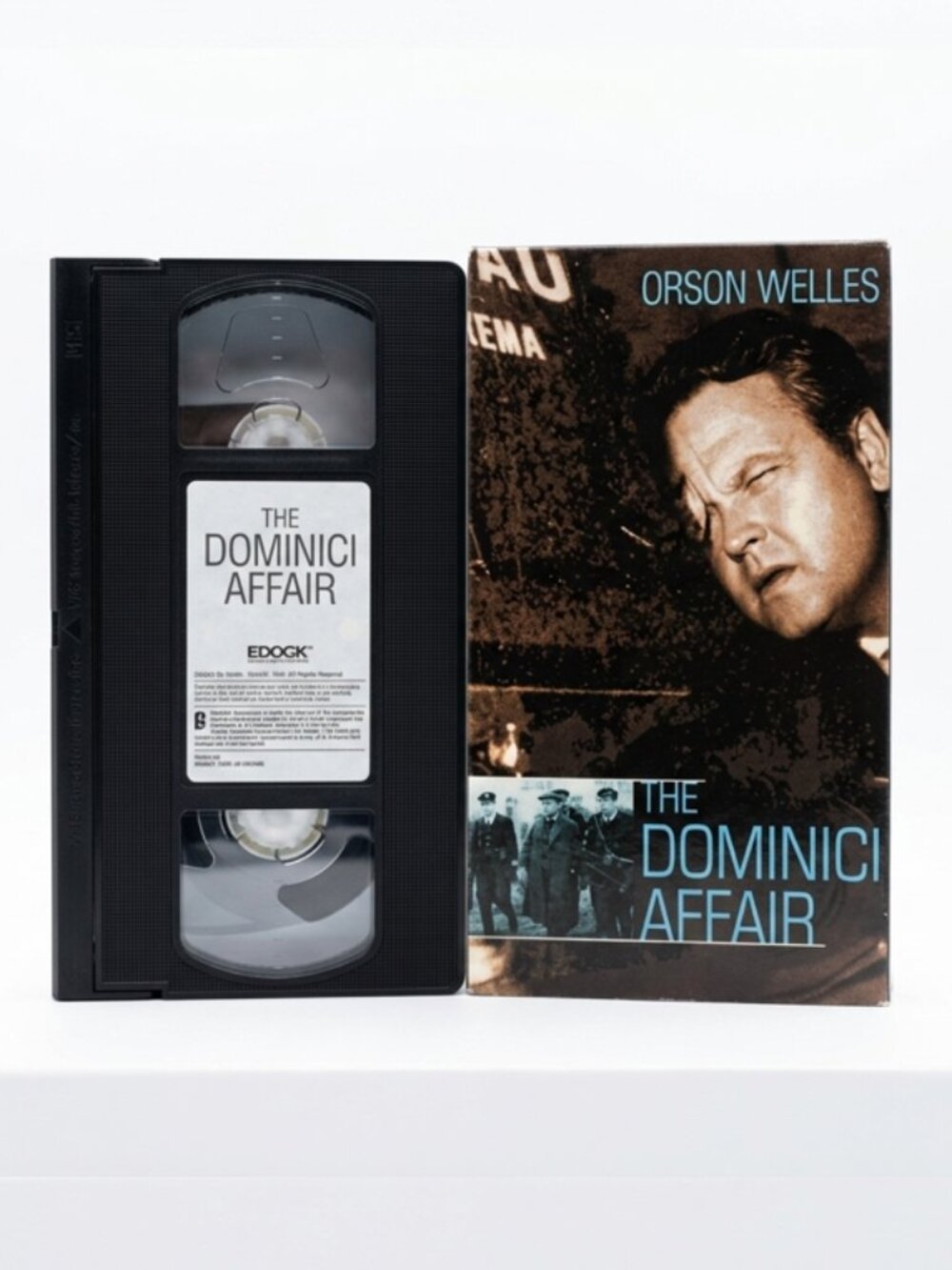 ORSON WELLES - The Dominic Affair VHS Tape and Booklet - VHS B&W - English